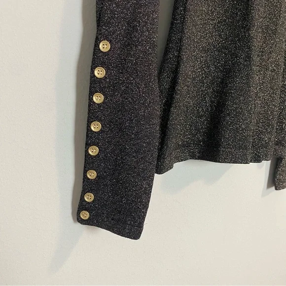 J. McLaughlin NWOT Jamey Metallic Shimmer Sweater - Picture 7 of 9